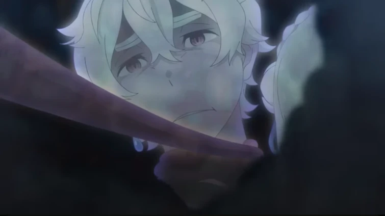Natsuki Subaru menggunakan Shamak pada Regulus Corneas