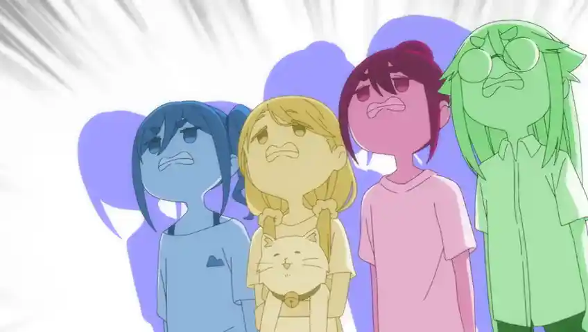Visualisasi unik wajah karakter di anime Mono