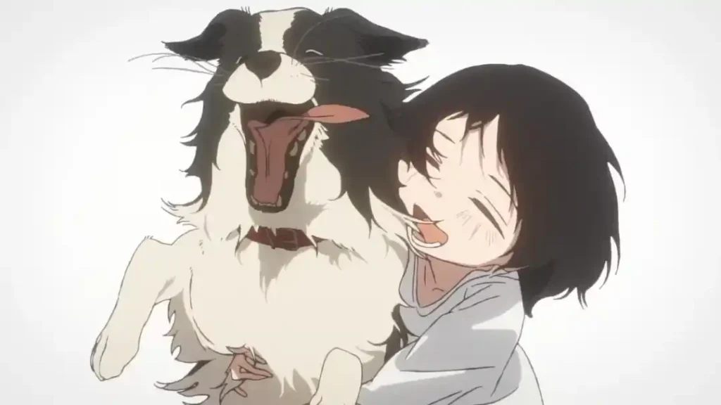 Shizuka begitu menyayangi ajingnya