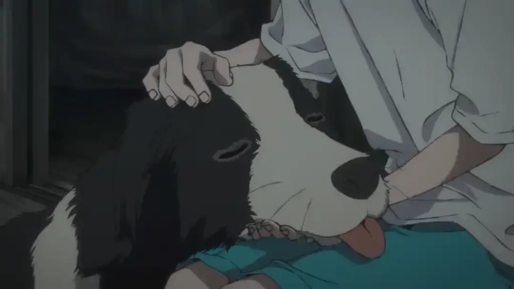 Shizuka hidup sebatang kara bersama anjing peliharaannya