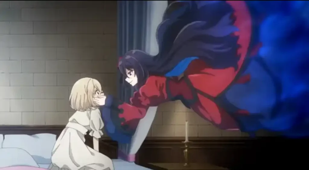 Constance bersama dengan roh Scarlett