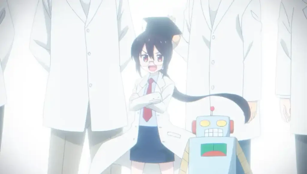 Suzume kecil sudah tertarik soal robotika