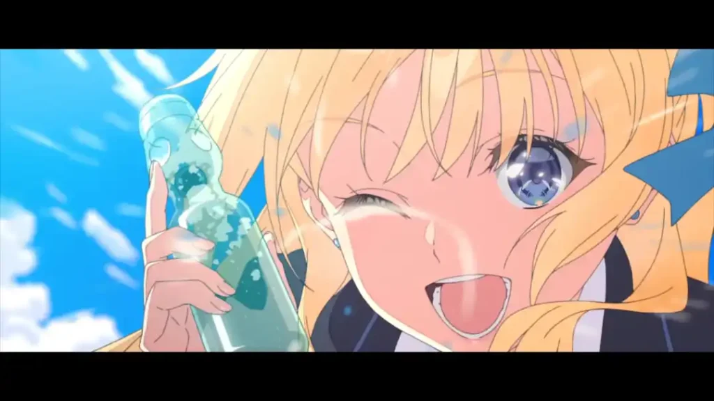 Penuh keceriaan, itulah sikap Yuuko Hiiragi