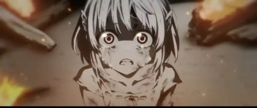 Momen ketika Kyouka kecil di serang Shiki