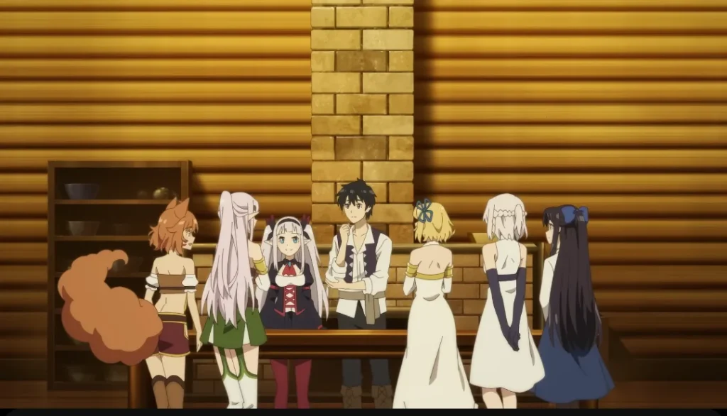 Hikaru Machio bersama ras-ras asli Isekai