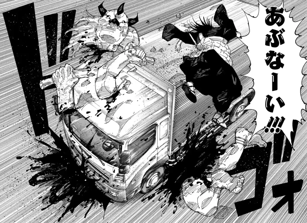 Momen Takaba mengalahkan Roh Kutukan tingkat Spesial dengan Truck-kun
