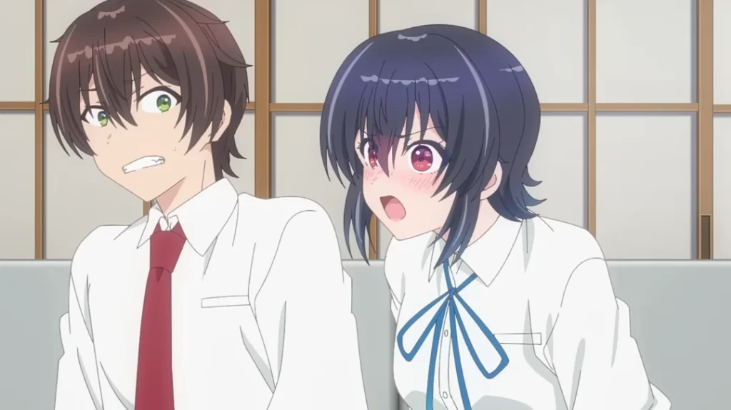 Umi Asanagi bermain bersama Maehara