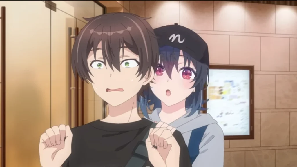 Umi Asanagi bermain bersama Maehara
