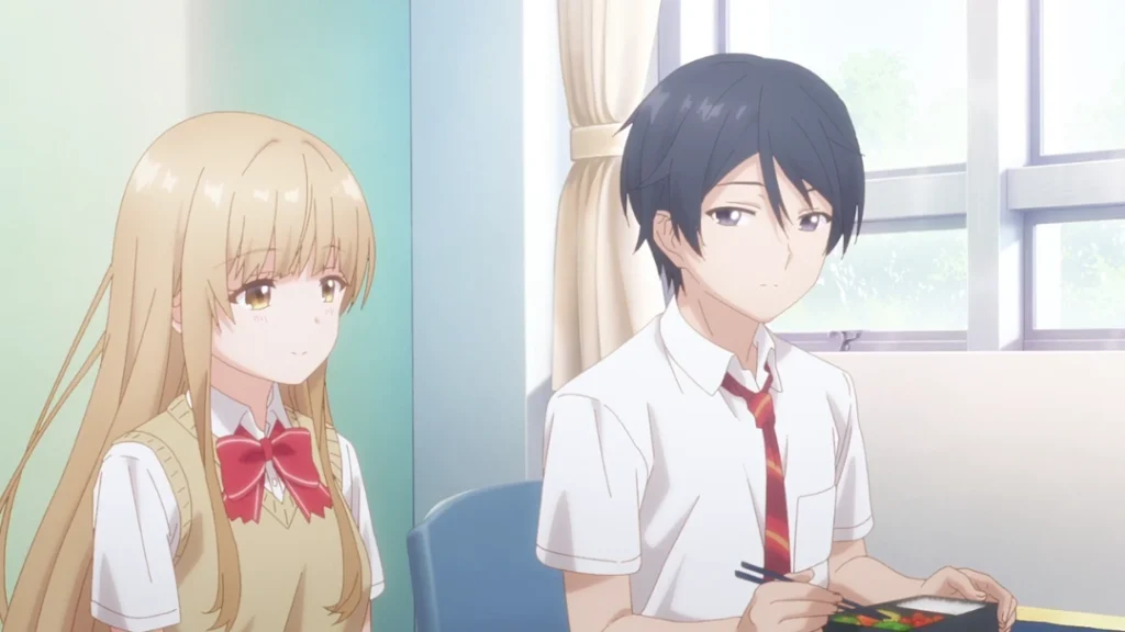 Amane Fujimiya bersama Mahiru Shina