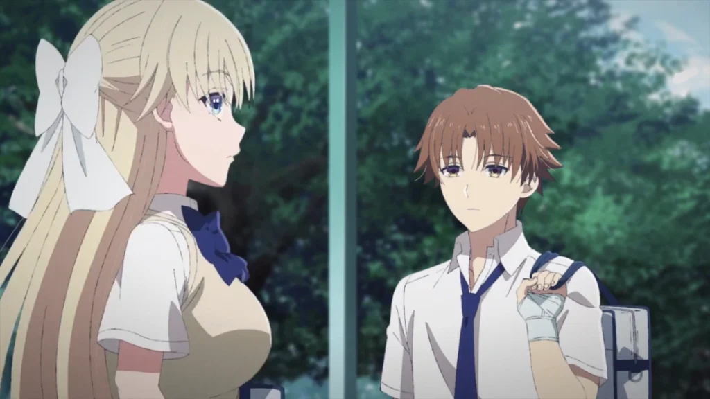 Terlihat ​Tsubasa Nanase menjalin hubungan yang biasa dengan Ayanokouji