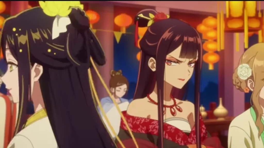 Tatapan benci Keigetsu kepada Kou Reirin